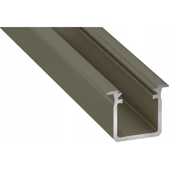 LED páska Hliníkový profil pro LED pásek G 1M INOX