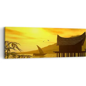 Obraz Obraz na plátně do obýváku, ložnice 90x30 krajina foto obrazy na zeď