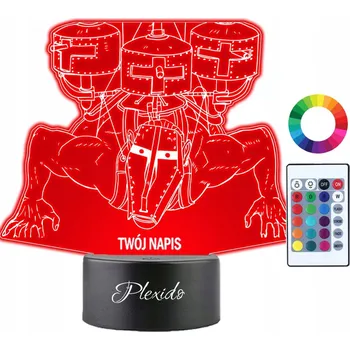 Lampička Plexido vícebarevná Noční lampa