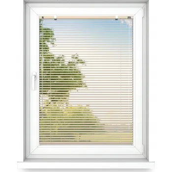 Žaluzie Žaluzie Lamely Hliníkové 25mm 115x130cm Rozměr