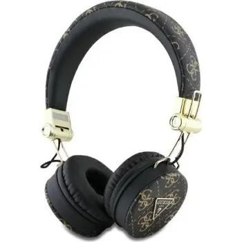 Sluchátka Guess headphones Bluetooth ENC black 4G Triangle Round Shape + Dárek v hodnotě 888 Kč ZDARMA