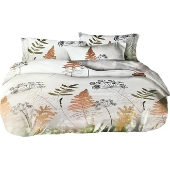 Povlečení POVLEČENÍ 160x200 2x POVLAKY NA POLŠTÁŘE 70x80 3 Č. SADA POVLEČENÍ SATÉNOVÉ MIKROVLÁKNO