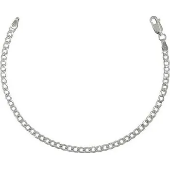 Náramek Stříbrný náramek pancr s brusem délka náramku 17cm