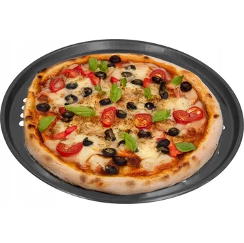 Plech na pečení PLECH NA PIZZU forma na pečení 32 cm na koláč ocelový nepřilnavý