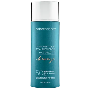 Pleťový krém Colorescience Sunforgettable® Total Protection™ Face Shield Bronze SPF 50 - Bronzující ochranný krém 55 ml