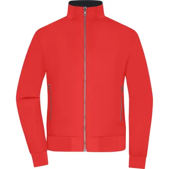 Dámská mikina James&amp;Nicholson Dámská oboustranná mikina JN1335 Red-Black XXL