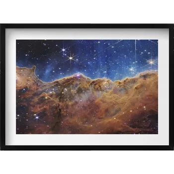 Obraz Dekorativní obraz v rámu do obýváku Kosmos a hvězdy fotografie NASA 70x50 cm