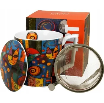 Hrnek Duo Modern Cat porcelán 450 ml