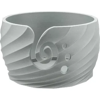 Organizér galanterie Pro Háčkování Miska na klubíčko OPTIK, M šedostříbrná