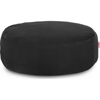 Taburet Černá Podnožka Puf Plyš