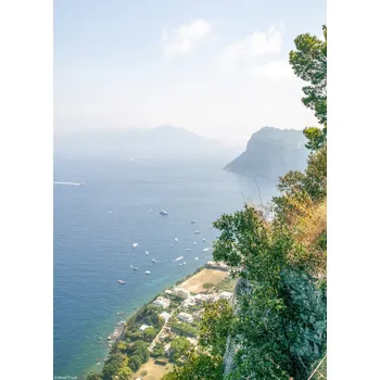 Obraz Plakát Capri bez rámu 20,5 x 28,4 cm