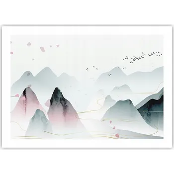 Obraz Plakát bez rámu do obýváku ložnice 70x50 krajina moderní módní obraz