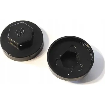 Vrut Krytka, čepička na farmářský vrut ČERNÁ 100ks