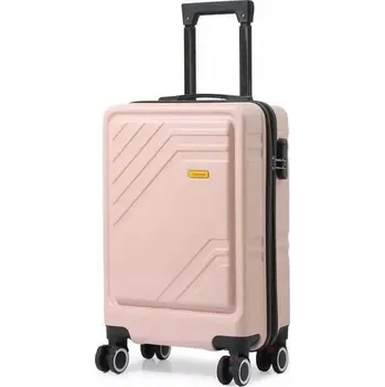 MPMAX Tvrdý kabinový kufr malý ABS DĚTSKÝ MLÁDEŽNICKÝ 38 l