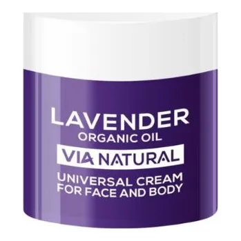 Pleťový krém Univerzálny krém na tvár a telo s organickým levanduľovým olejom Lavender 200ml krém