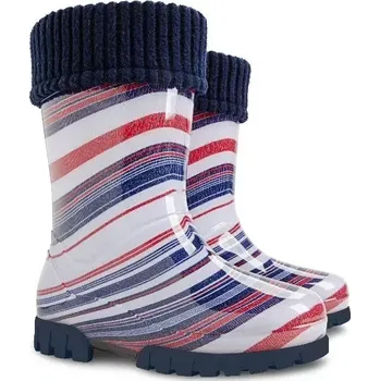 Pláštěnka Dětské holínky Demar pruh