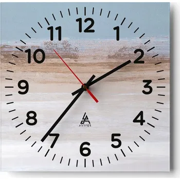 Hodiny Nástěnné hodiny do obýváku 40x40 Umění Bezhlučné Hodiny na skle Tiché