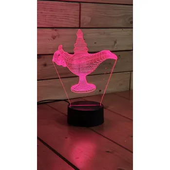 Stojací lampa Aladinova LED lampa Dálkový Ovladač