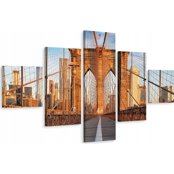 Obraz Vícedílný obraz MOST Architektura New York 200x120
