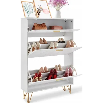 Botník Vevor 23,9 x 120 x 80 cm bílý