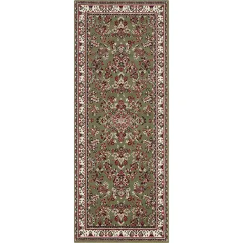 Obraz Běhoun 80x250cm, tradiční vzor pro předsíň-chodbu, zelený