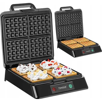 Obraz Vaflovač Transa Electronics TE-33 1500 W, černý