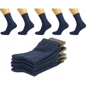 Pánské ponožky Ponožky PONOŽKY společenské modré velikost 44-46