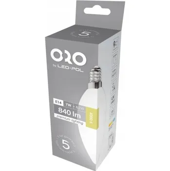 Žárovka LED žárovka kužel Premium E14 7W 4000K neutrální bílá