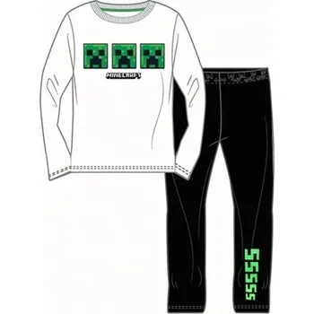 Chlapecké pyžamo CHLAPECKÉ PYŽAMO MINECRAFT bíločerné 116