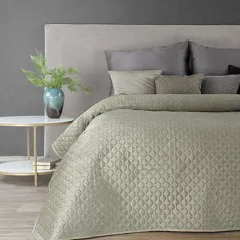 Přehoz na lůžko Sametový přehoz na postel DIMON ve stříbrné barvě Rozměr přehozu (šířka x délka): 70x160cm