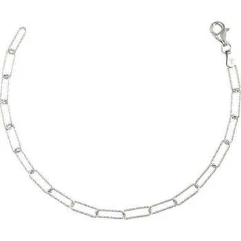 Náramek Stříbrný náramek long oval délka náramku 18cm