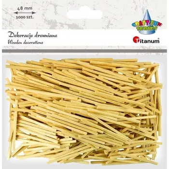 Obraz Špejle Titanum dřevěné přírodní 48 mm 1000 kusů