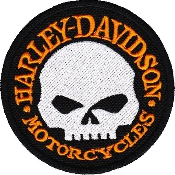 Nášivka VAR nášivka HARLEY - DAVIDSON lebka 8,5 cm