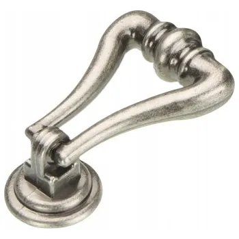 Nábytkové kování NÁBYTKOVÁ ÚCHYTKA KLOPADLO JEDNODUCHÁ ŽELEZO ANTIK