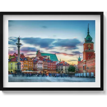 Obraz Dekorativní nástěnný obraz do pokoje Zámek Staré Město ve Varšavě 80x60 cm