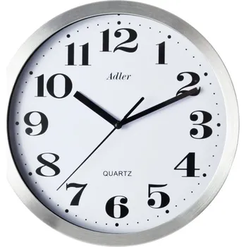 Hodiny Nástěnné hodiny Adler bílé 25 cm