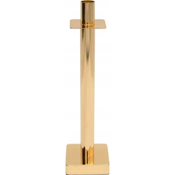 Svícen DEKORATIVNÍ SVÍCEN LORI 8 X 8 X 31 CM ZLATÝ