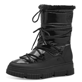 Dívčí sněhule DÁMSKÉ SNĚHULE s.OLIVER 5-26401-43 001 ČERNÁ Barva: Černá, Velikost: 40