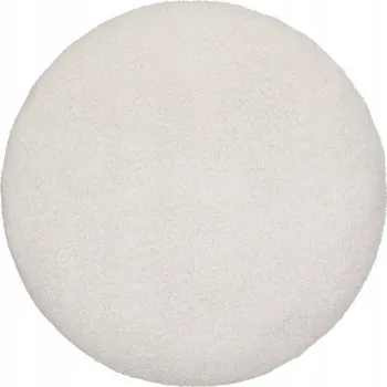 Polštář POLŠTÁŘ POLŠTÁŘ kulatý efekt beránka Ø 40 cm