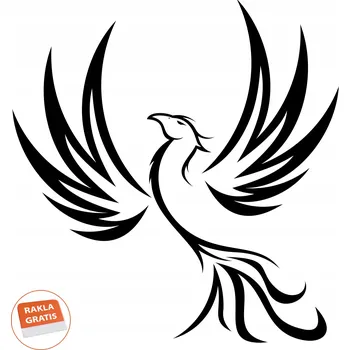 Obraz Naklejka na ścianę dekoracyjna - Fénix, pták z fólie