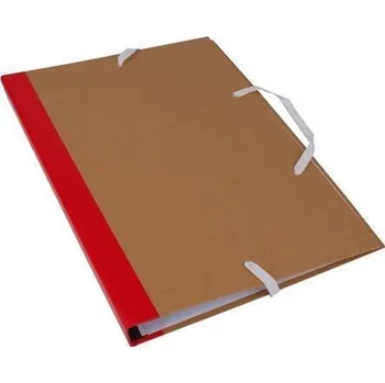 Desky na výkresy s tkanicí a poutkem A3 hnědý karton mix barev