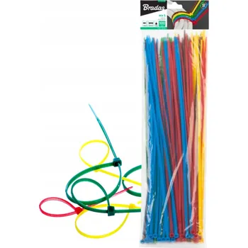 Stahovací páska Upínací pásky STAHOVACÍ PÁSKY 4,8 x 350 mm 100 ks Silné UV kabelové pásky