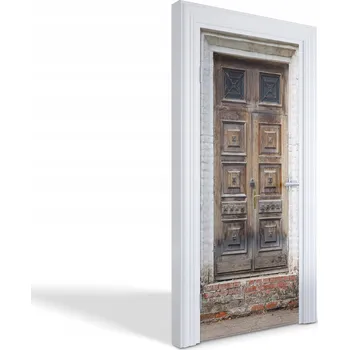 Fototapeta Foto tapeta samolepící na dveře nábytek skříně Staré dřevěné dveře 85x205 cm