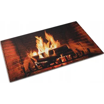 Rohožka Vstupní rohožka před dveře 150x100 Krb Oheň