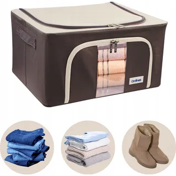 Obraz Hnědý organizér Kamai Ordinett, pevné stěny, kovové výztuhy, 24 l