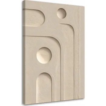 Obraz OBRAZ DO LOŽNICE Geometrické tvary NA PLÁTNĚ 40x60