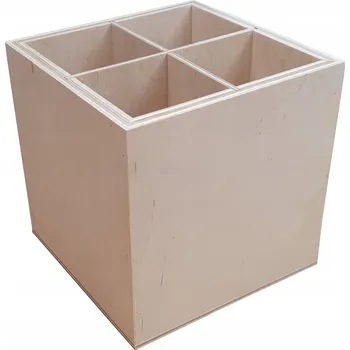 Úložný box Box organizér na psací stůl s přihrádkami 12x12 cm