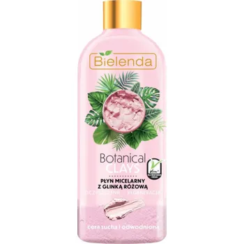 Masážní přístroj Bielenda Botanical Clays Pink Clay Micelární tekutina na obličej 500 ml