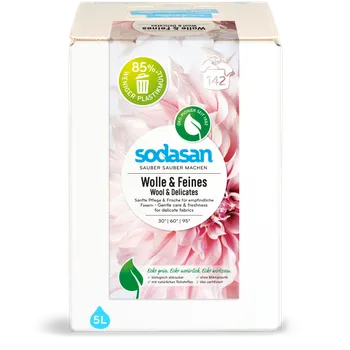 Prací gel Sodasan prací prostředek na vlnu a jemné prádlo 5 l