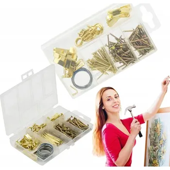 Vrták Sada háčků na zavěšení obrazů 172 ks